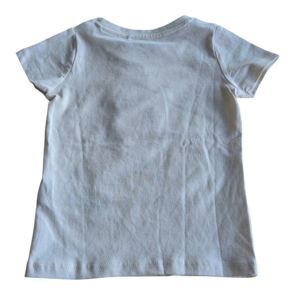 Pierrot Outlet wit katoenen T-shirt voor meisjes met ronde hals en korte mouwen. Met 'Super Good Days' print.