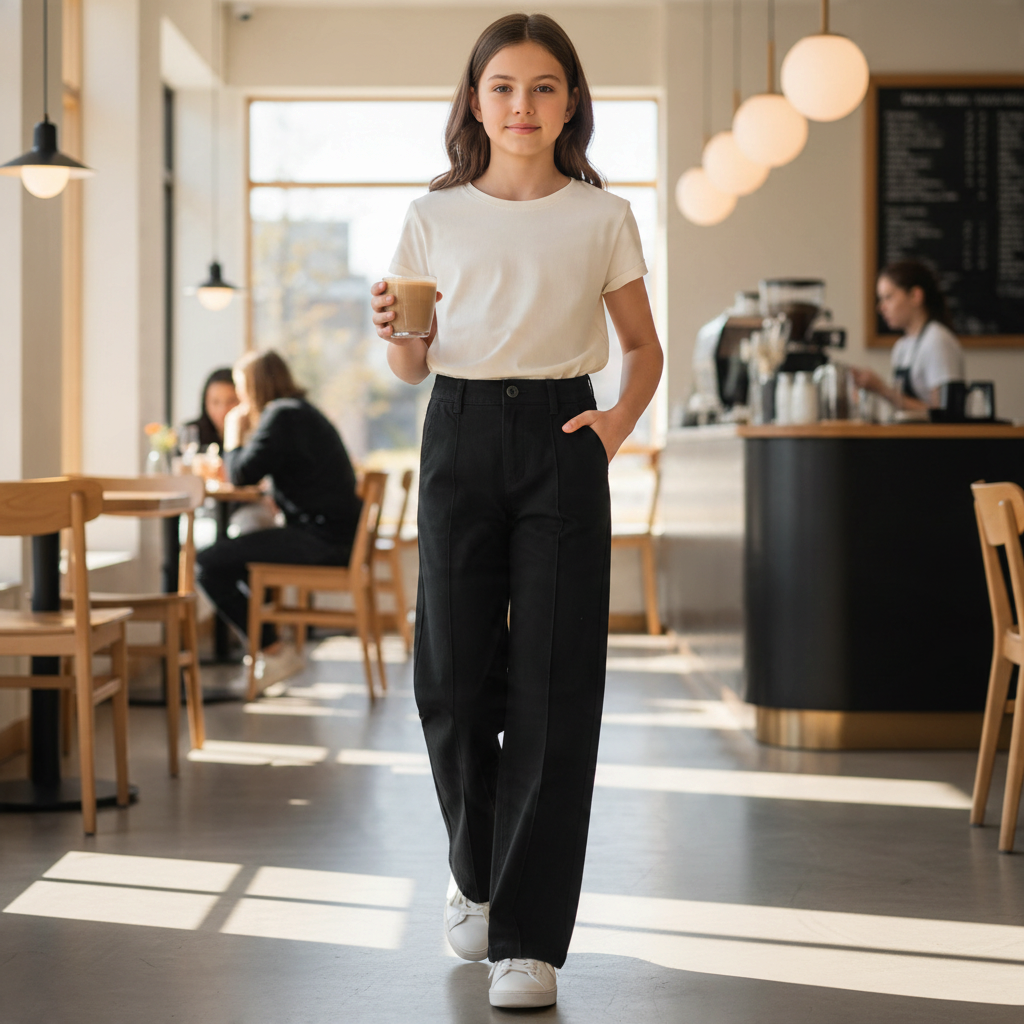 Broek met wijde pijpen (Sofie Schnoor)