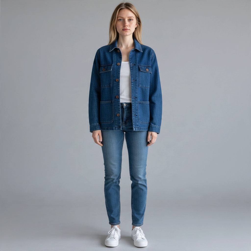 Donkerblauw denim hemd (Bellerose)