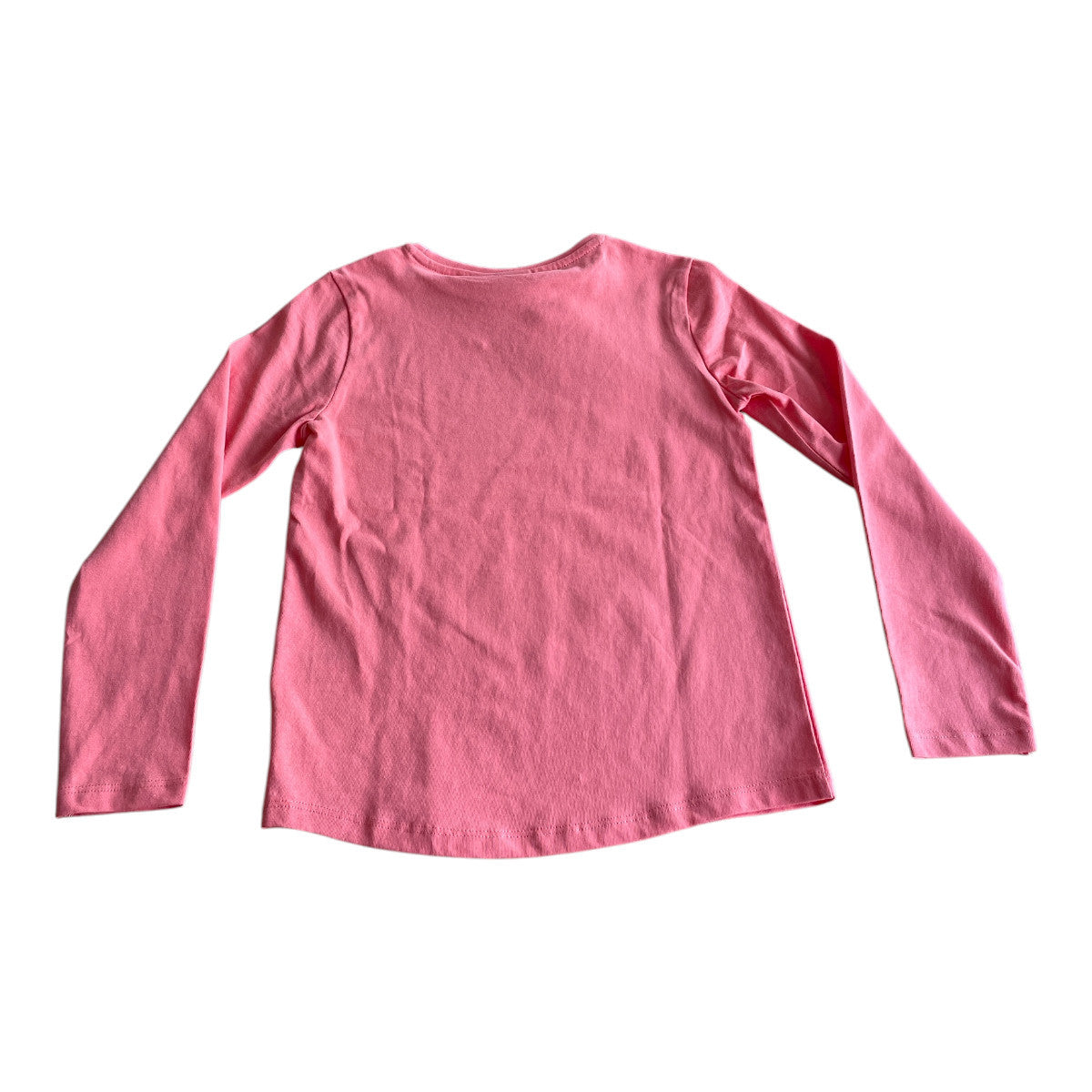 Pierrot Outlet Garcia lange mouwen shirt voor meisjes in koraalroze katoen met opdruk