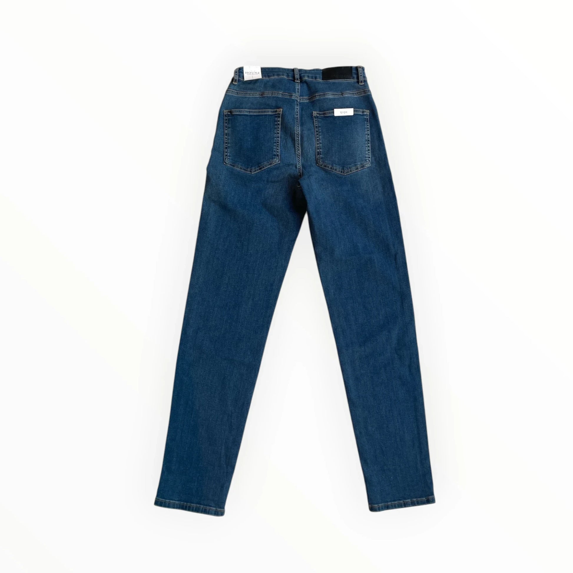 HOUND blauwe jeans met hoge taille van Pierrot Outlet, klassiek model met achterzakken voor een comfortabele pasvorm.