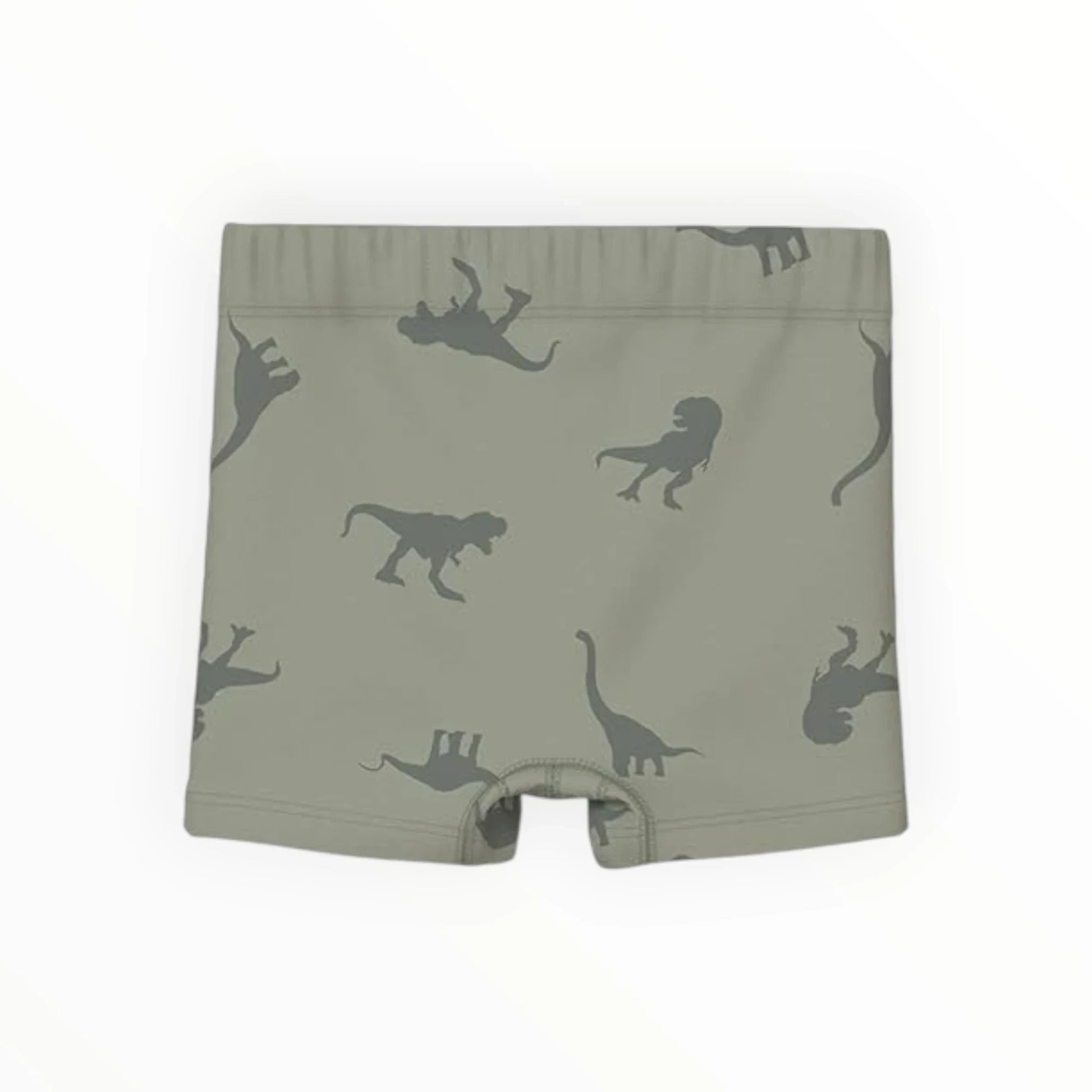 Pierrot Outlet jongens boxershorts met dinosaurusprint in olijfgroen, gemaakt van katoenmix.