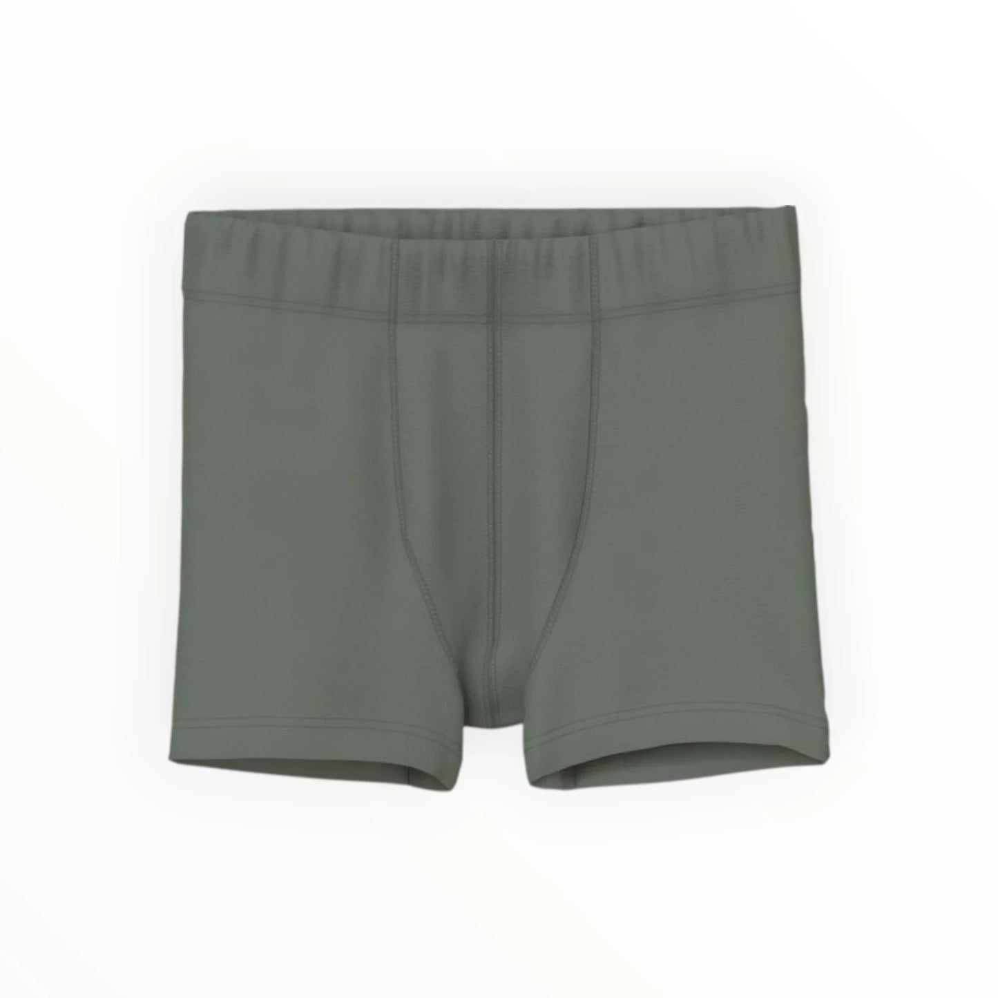 Pierrot Outlet jongens boxershorts met dinosaurusprint in olijfgroen, gemaakt van katoenmix.