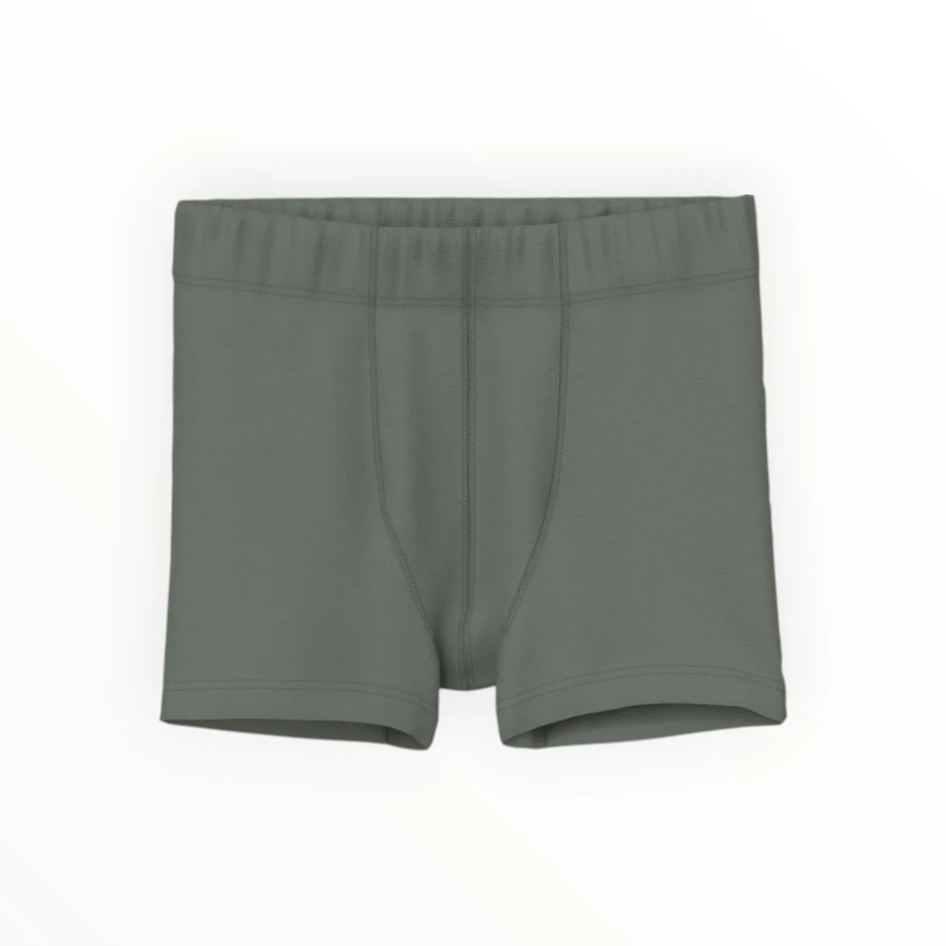Pierrot Outlet jongens boxershorts met dinosaurusprint in olijfgroen, gemaakt van katoenmix.