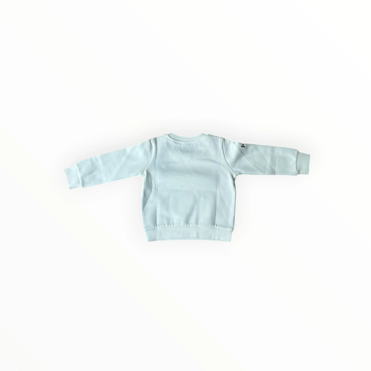 Pierrot Outlet lichtblauwe Hackett sweater voor kinderen met ronde hals en subtiel logodetail op de mouw