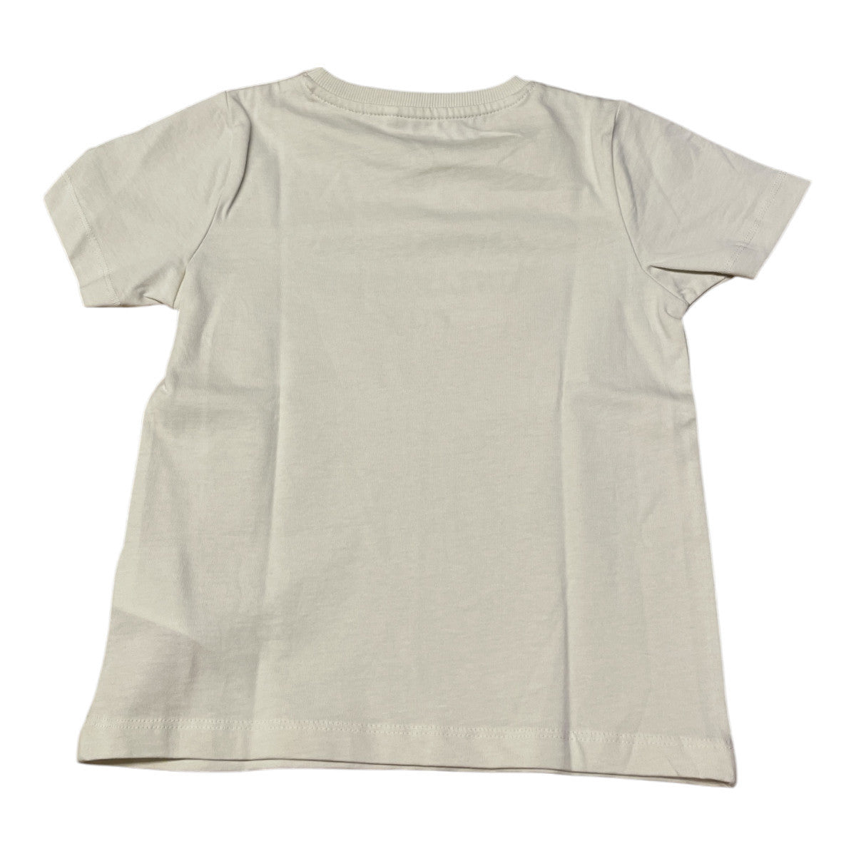 Pierrot Outlet off-white katoenen T-shirt met korte mouwen en tekstprint 'BOUNDLESS UNLIMITED FUN'.
