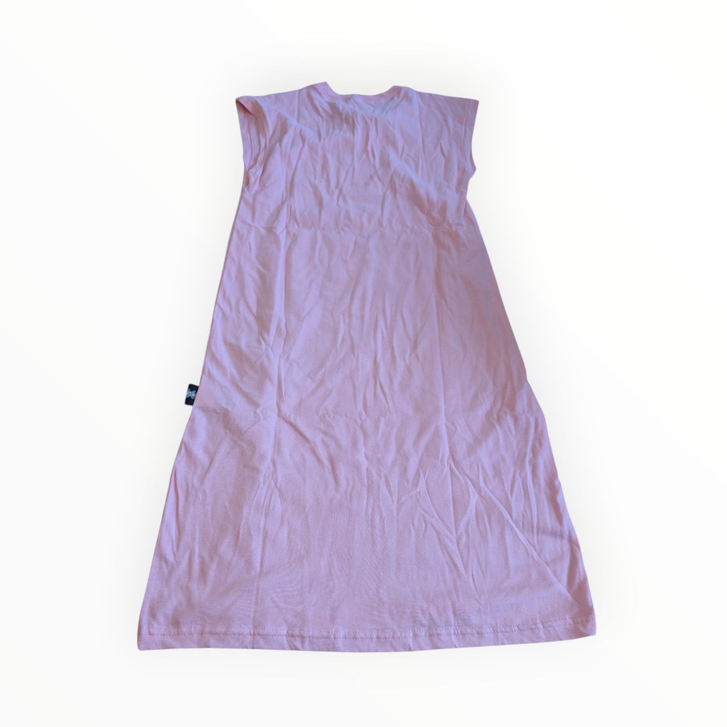 Pierrot Outlet roze mouwloze katoenen jurk met een casual en luchtige pasvorm voor warme dagen.