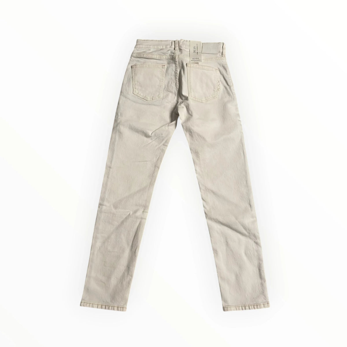 Achterkant van een off-white Scotch & Soda Dean slim fit jeans met five-pocket design van Pierrot Outlet