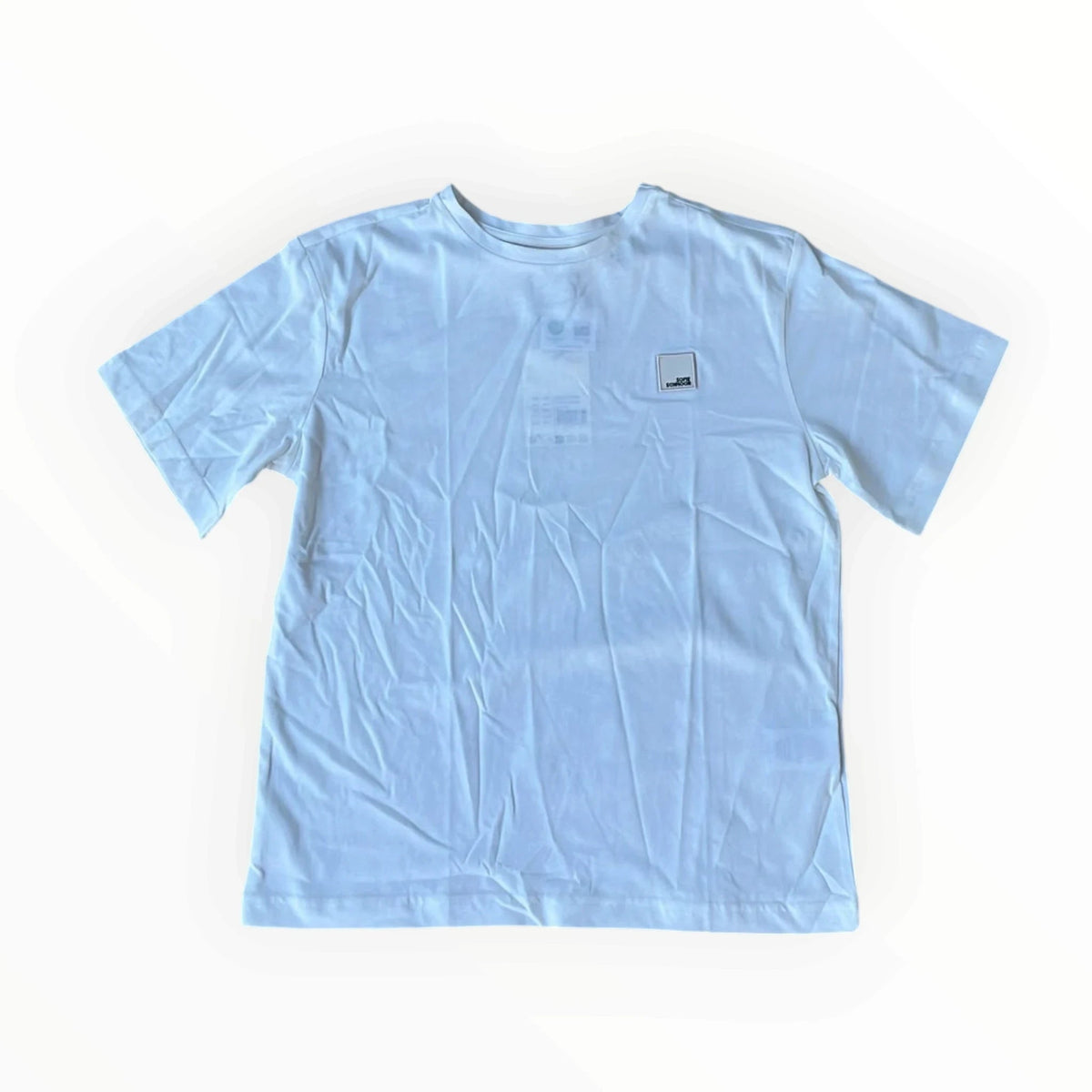 Pierrot Outlet wit Sofie Schnoor T-shirt van zacht katoen met ronde hals en logo-label op de borst