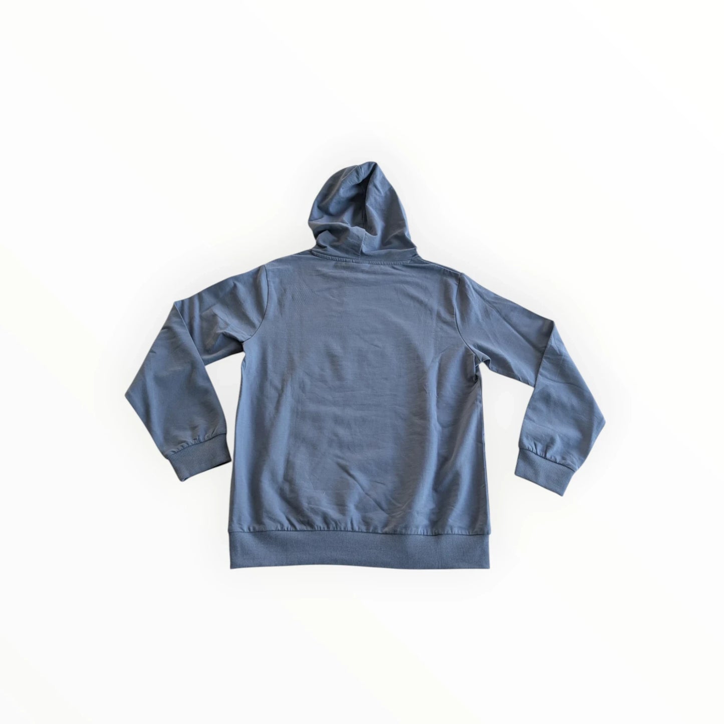 Pierrot Outlet XPRNCE hoodie met grafische opdruk in blauwgrijs, gemaakt van zachte stof met capuchon en trekkoord.