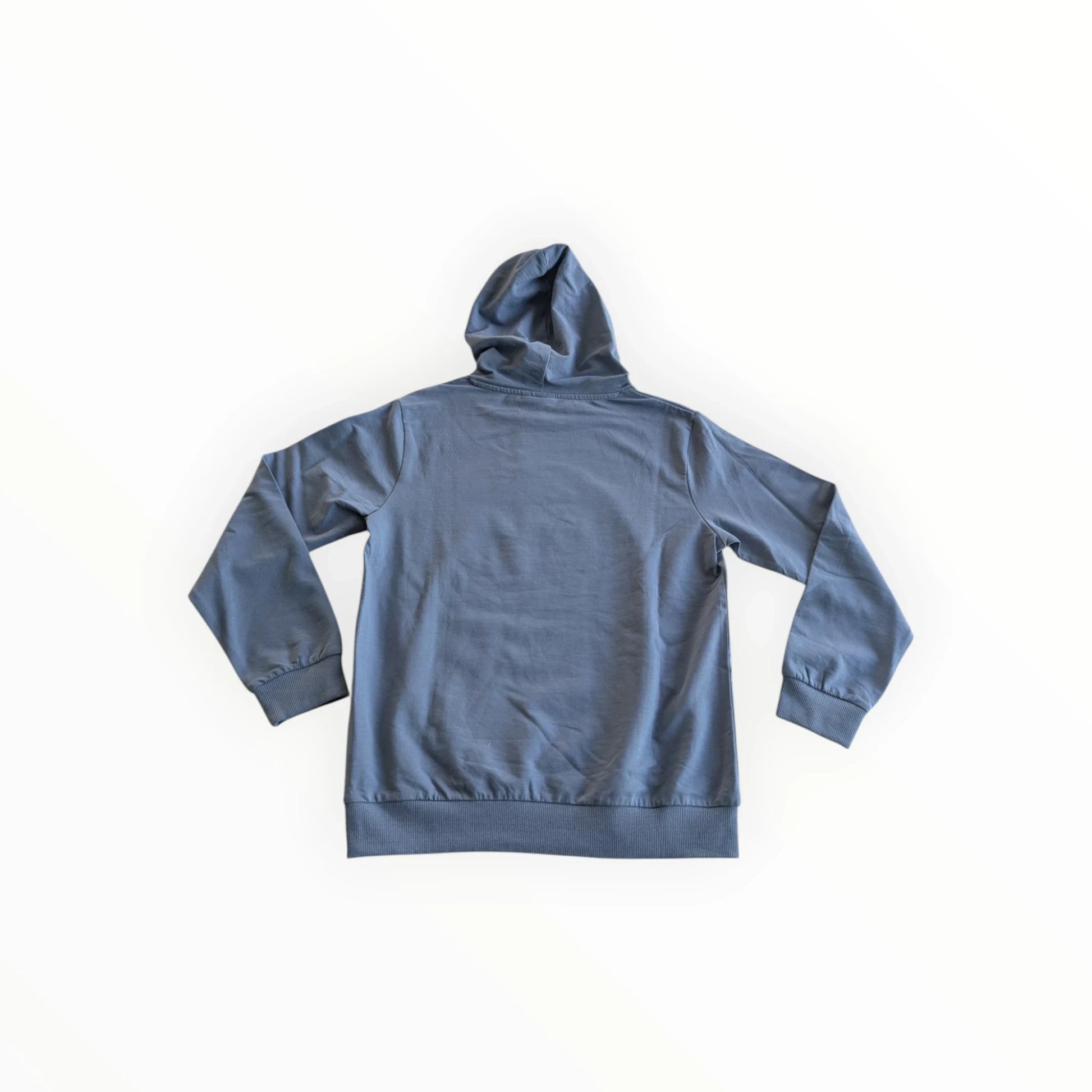 Pierrot Outlet XPRNCE hoodie met grafische opdruk in blauwgrijs, gemaakt van zachte stof met capuchon en trekkoord.
