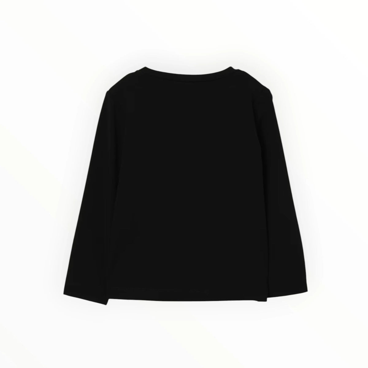 Pierrot Outlet zwart shirt met lange mouwen en ronde hals voor dames